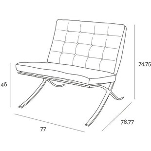 Fotel pikowany Barcelona Eco biały D2.Design | Luksusowy Design