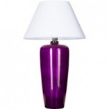Lampa stołowa Bilbao fioletowa i biała 4Concept | Retro