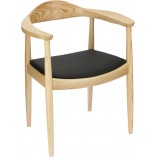 Krzesło drewniane President | Jasnobrązowe D2.Design
