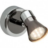 Kinkiet Jupp LED Brilliant | Nowoczesny design, Chrom/Czarny