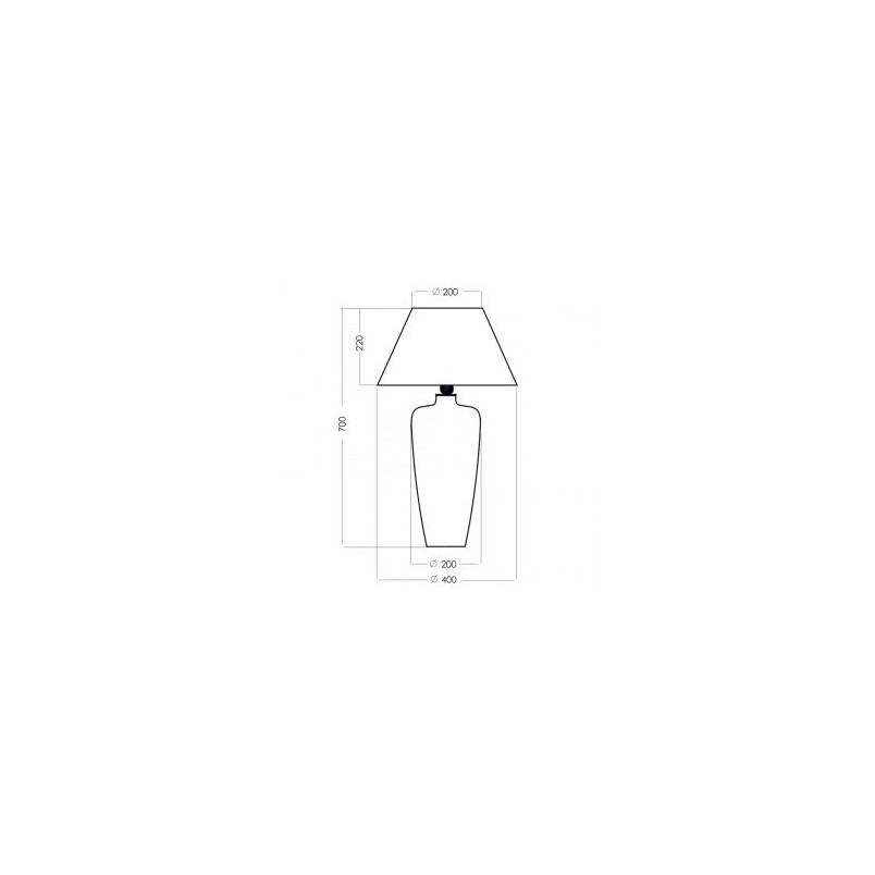 Lampa stołowa Bilbao szara fioletowa 4Concept | Sklep z lampami