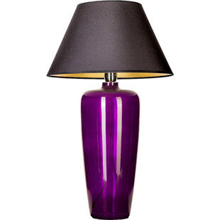 Lampa stołowa Bilbao fioletowa/czarna | 4Concept
