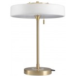 Lampa stołowa Art Deco biało-złota | Step Into Design