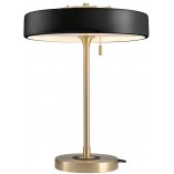 Lampa stołowa Art Deco czarno-złota | Step Into Design