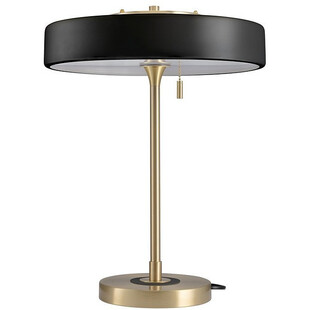 Lampa stołowa Art Deco czarno-złota | Step Into Design