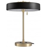 Lampa stołowa Art Deco czarno-złota | Step Into Design