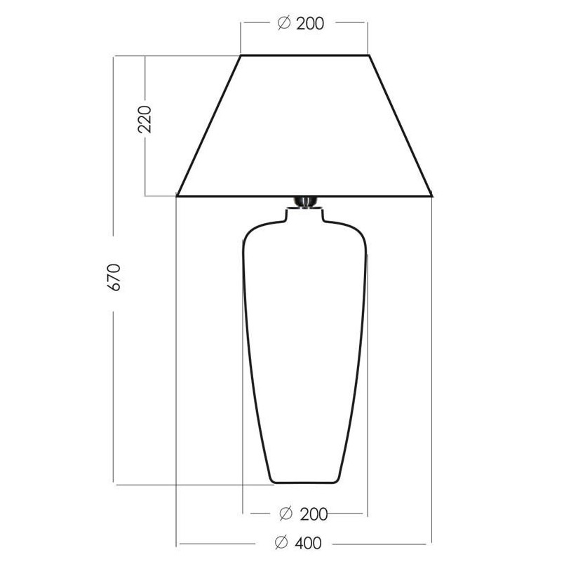 Lampa stołowa Bilbao Green | 4Concept - Elegancki design