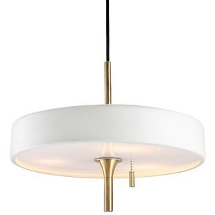 Lampa wisząca Art Deco złoto-biała | Step Into Design