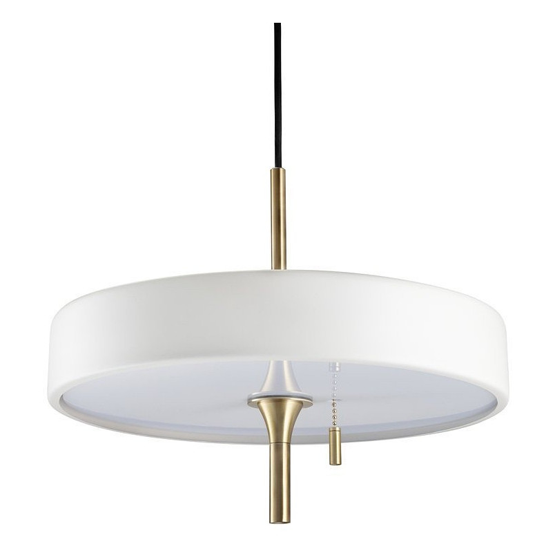 Lampa wisząca Art Deco złoto-biała | Step Into Design