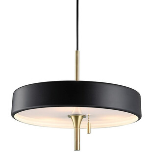 Lampa Wisząca Art Deco Czarno-Złota | Step Into Design