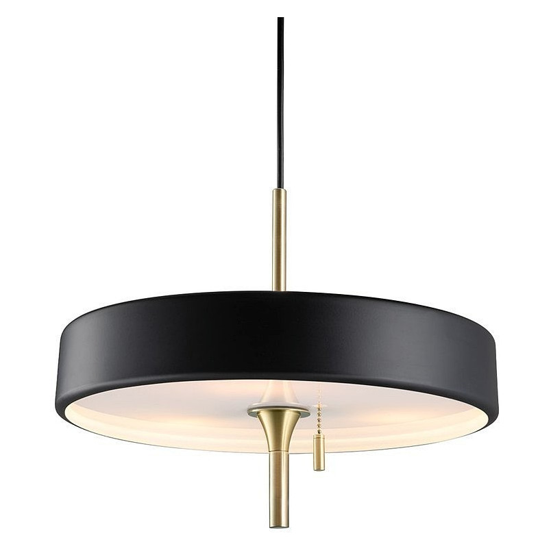 Lampa Wisząca Art Deco Czarno-Złota | Step Into Design
