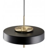 Lampa Wisząca Art Deco Czarno-Złota | Step Into Design