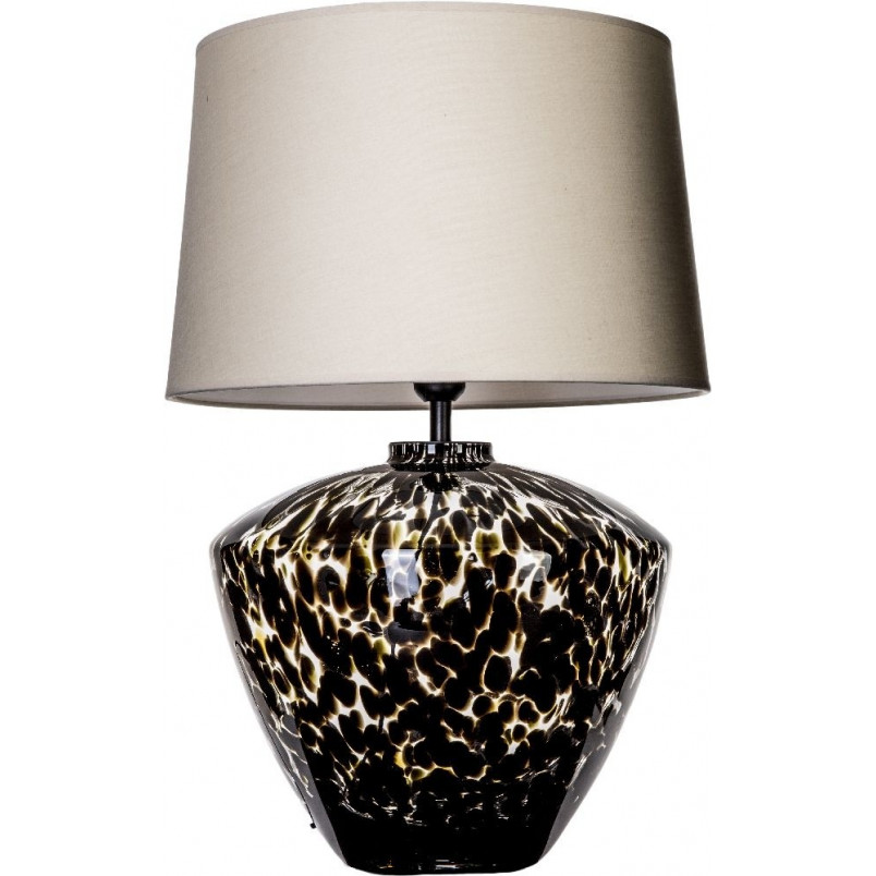 Lampa stołowa szklana Ravenna beżowa | 4Concept - Eleganckie oświetlenie