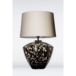 Lampa stołowa szklana Ravenna beżowa | 4Concept - Eleganckie oświetlenie