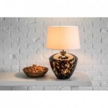 Lampa stołowa szklana Ravenna beżowa | 4Concept - Eleganckie oświetlenie