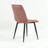 Krzesło welurowe Chic Velvet różowe Signal - Stylowy design!