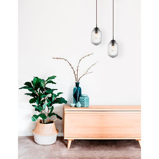 Lampa wisząca retro Daren - Szkło, 12cm - Decolab24