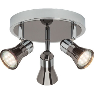 Reflektor sufitowy nowoczesny Jupp III Led Chrom/Czarny marki Brilliant