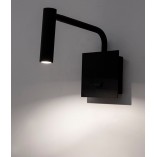 Kinkiet Palermo LED czarny | Minimalistyczny design - Decolab24