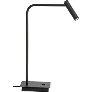 Lampa biurkowa Palermo LED czarna | Minimalistyczny design
