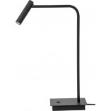 Lampa biurkowa Palermo LED czarna | Minimalistyczny design