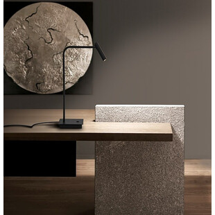 Lampa biurkowa Palermo LED czarna | Minimalistyczny design