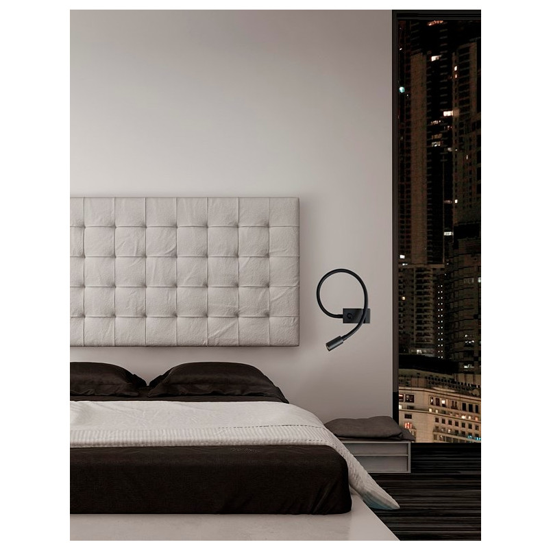 Kinkiet LED czarny - Minimalistyczny design | Decolab24