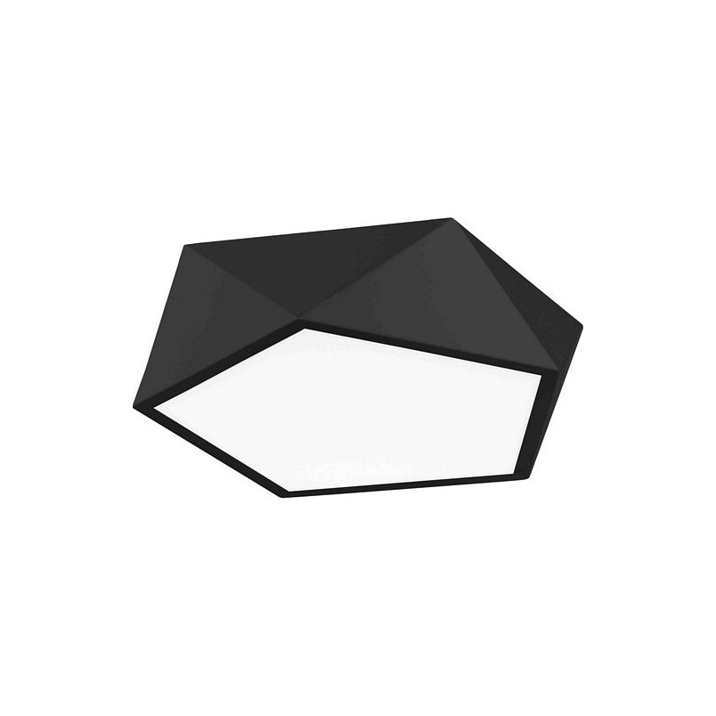 Plafon Geometryczny Starius 40cm Czarny | Decolab24