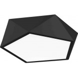 Plafon Geometryczny Starius 40cm Czarny | Decolab24