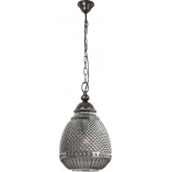 Lampa wisząca szara Lonna | Szkło retro | Decolab24