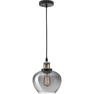 Lampa Wisząca Loft Tamigo | Szklana, Czarna | Decolab24