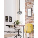 Lampa Wisząca Loft Tamigo | Szklana, Czarna | Decolab24