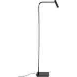 Lampa podłogowa Palermo LED czarna | Minimalistyczny design