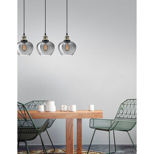 Lampa wisząca Tamigo | Szklana, potrójna, loft | Decolab24