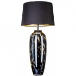 Lampa stołowa Cannes czarno-złota | 4Concept - Elegancki design