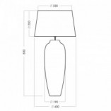 Lampa stołowa Cannes czarno-złota | 4Concept - Elegancki design