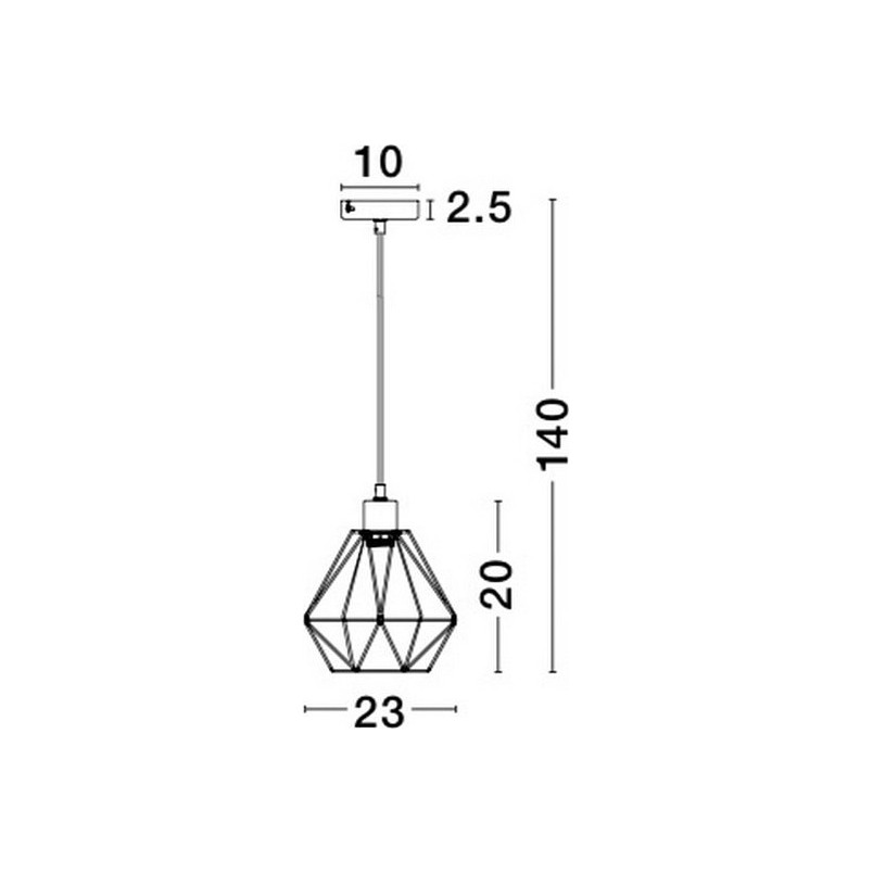 Lampa wisząca mosiężna Helen | Decolab24 - Nowoczesny design