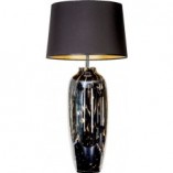 Lampa stołowa Alhambra czarno-złota | 4Concept - Sklep
