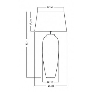 Lampa stołowa Alhambra czarno-złota | 4Concept - Sklep