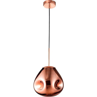 Lampa wisząca miedziana Crumpled - Decolab24 | Szkło E27