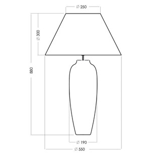 Lampa stołowa Alhambra czarna - 4Concept | Eleganckie oświetlenie