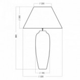 Lampa stołowa Alhambra czarna - 4Concept | Eleganckie oświetlenie