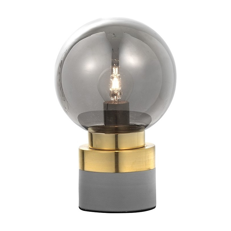 Lampa stołowa szklana kula | Glamour Tento - Decolab24