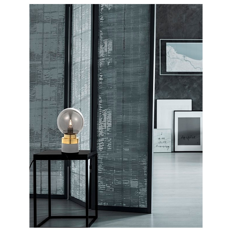 Lampa stołowa szklana kula | Glamour Tento - Decolab24
