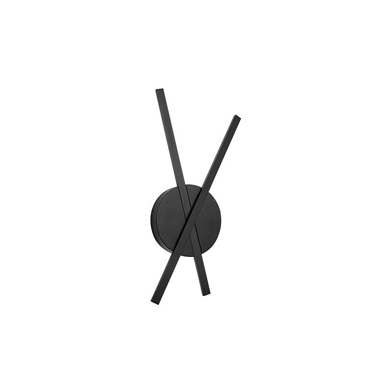 Kinkiet podwójny LED czarny - Nowoczesny design | Decolab24