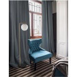 Lampa podłogowa Arezzo: Szklana kula, biało-złota | Decolab24