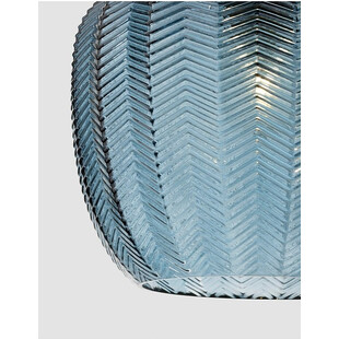 Lampa wisząca szklana niebieska Omnia 24cm | Decolab24