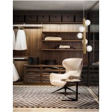 Lampa wisząca Klein - Glamour, szkło, mosiądz | Decolab24