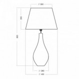 Lampa stołowa Modena Black | 4Concept - Eleganckie oświetlenie