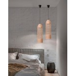 Lampa wisząca rattanowa Anta - Boho styl | Decolab24
